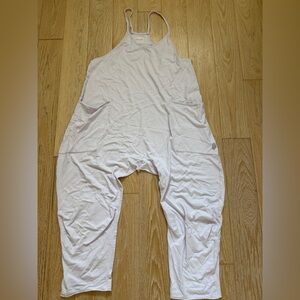 NWT Fp‎ Movemento Hot Shot Jumpsuit size Small Lilac boho indie sleaze oversized